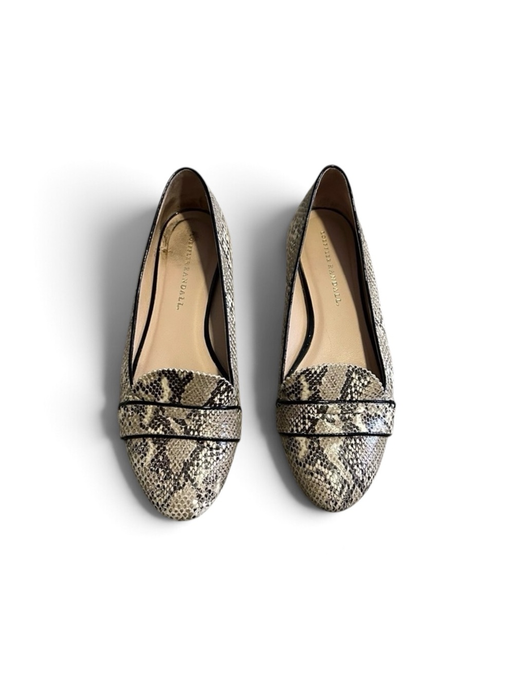 LOEFFLER RANDALL Women’s Babette Casual Loafers Natural Leather Us Size …